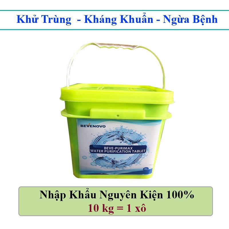 Virkon Viên Nén bịch 100g – Thuốc sát trùng chuồng trại, vật nuôi, thú cưng, ao tôm cá