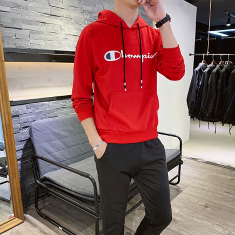 Set áo hoodie dài tay + quần dài năng động nam tính size M-4XL
