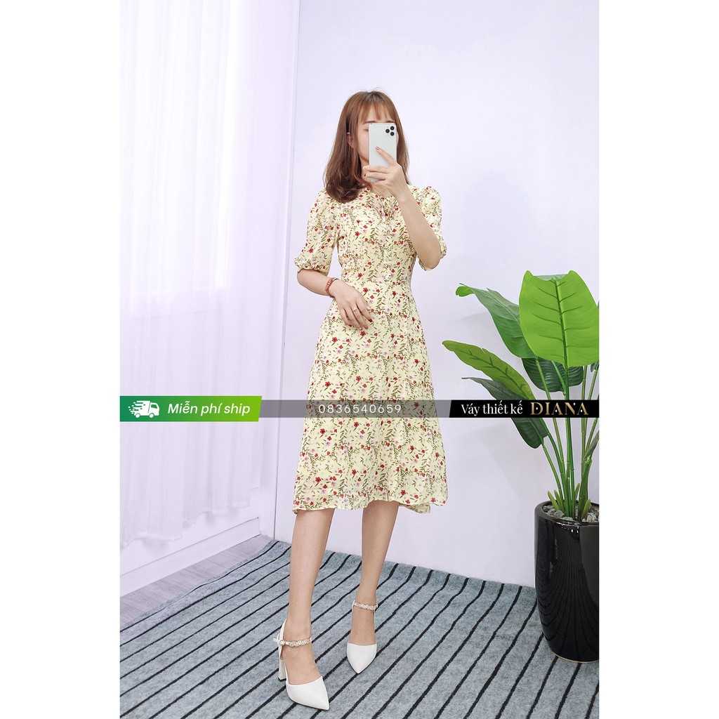 ✅ Ảnh Thật 100%✅🎯🎯Váy hoa voan lỡ tay, Đầm voan xòe tay lỡ hàng thiết kế đi tiệc,đi biển làm công sở nhẹ nhàng, đáng yêu | BigBuy360 - bigbuy360.vn