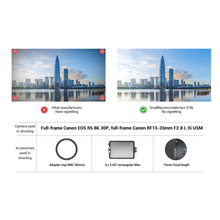 SmallRig Mini Matte Box 3196 - Hàng Chính Hãng