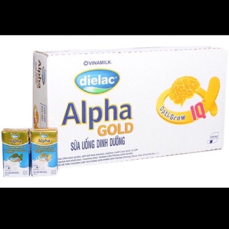 thùng 48 hộp sữa dielac Alpha Gold 110ml