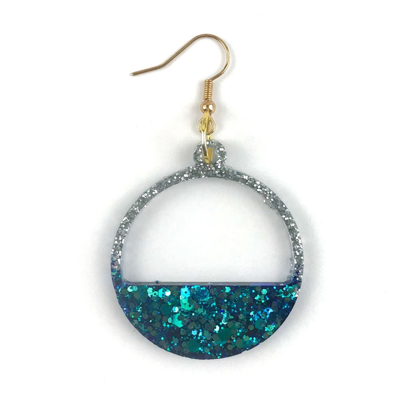 Khuôn Silicone Hình Tròn Làm Mặt Vòng cổ / Bông Tai