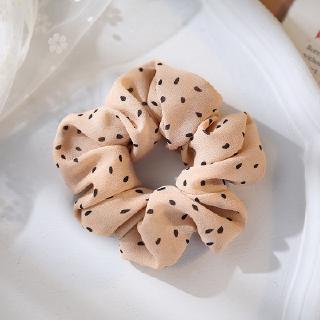 Buộc tóc scunchies chấm bi phụ kiện thời trang Decorme
