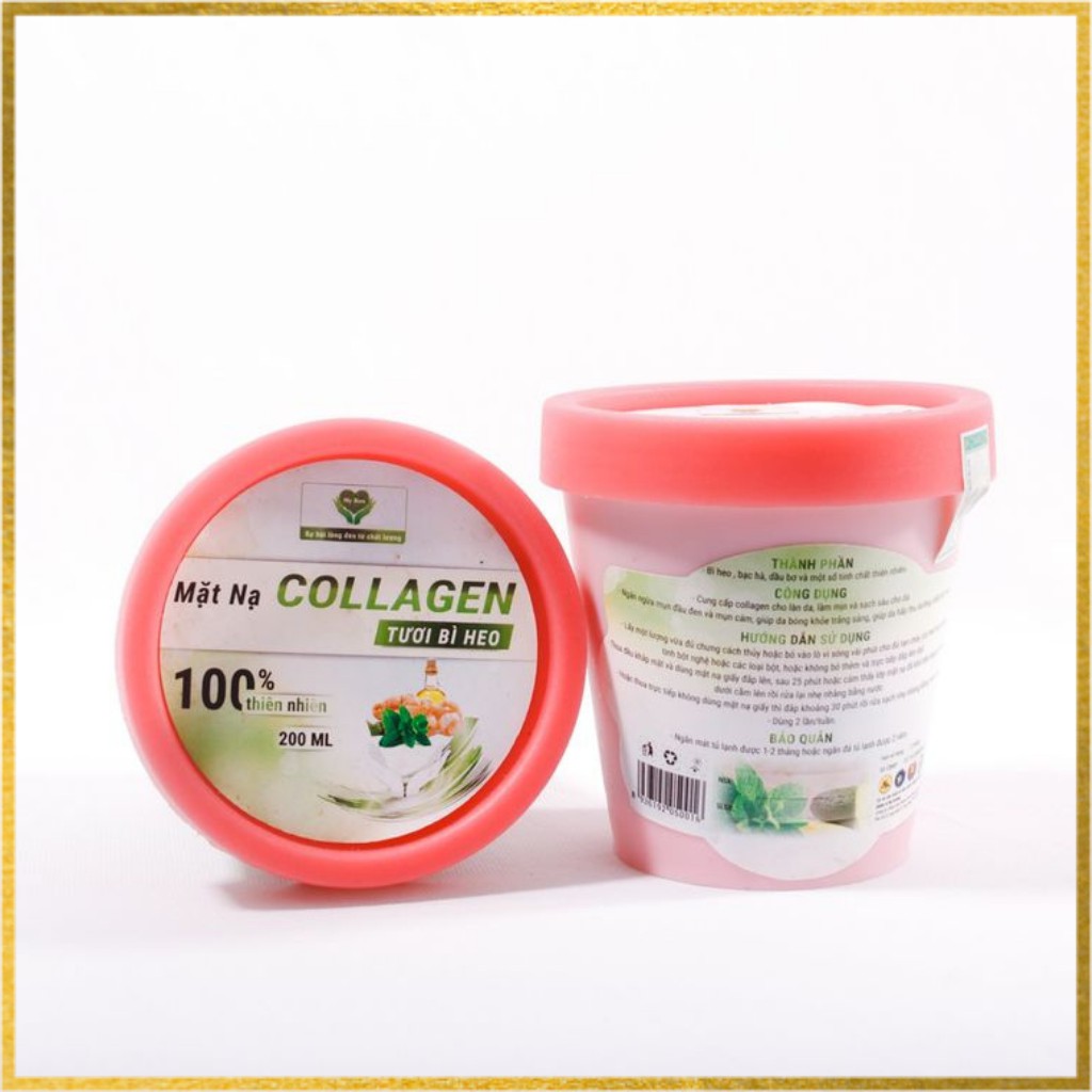 Mặt Nạ Collagen Tươi Bì Heo Mẹ Ken 200ml [Dưỡng Da Cấp Ẩm Cho Da Khô, Sạch Mụn Cám, Mụn Đầu Đen]
