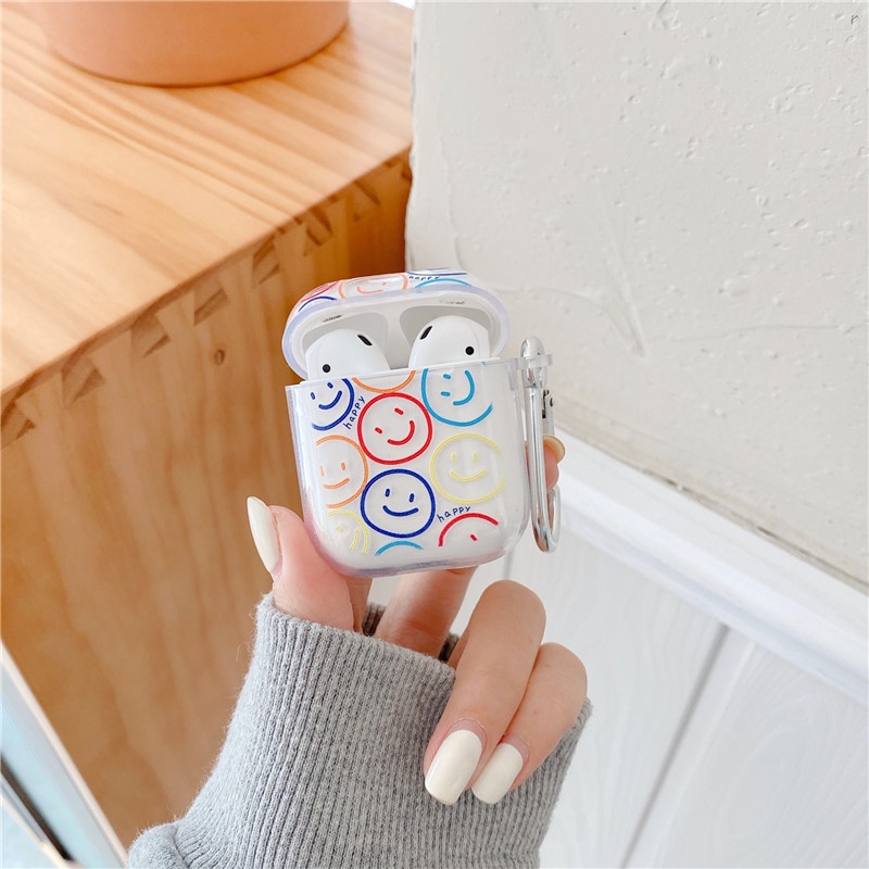 Vỏ bảo vệ tai nghe bluetooth Airpods bằng Sillicone dẻo, ốp Case cute, Airpods 2/pro NUTACASE