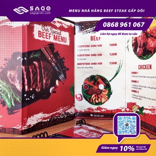 IN MENU, THIẾT KẾ MENU THEO YÊU CẦU