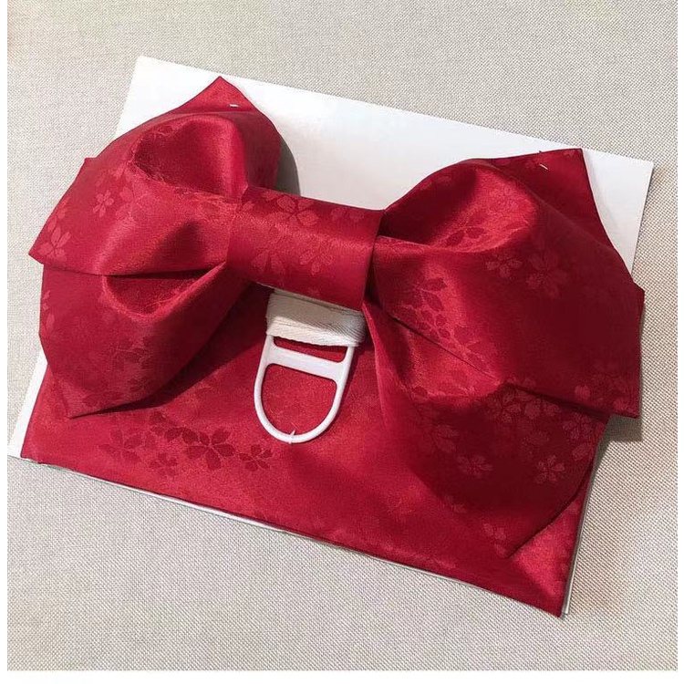 [Flameameer1] Kimono Obi Jacquard Dây Thắt Nơ Trước Eo