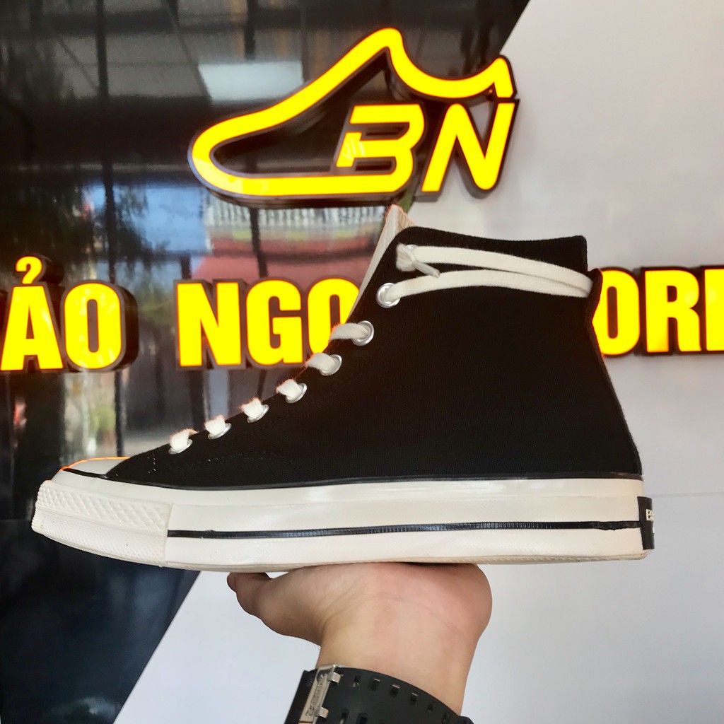 [ Full Bill + Box + Giấy gói ] Giày Sneaker Converse_FOG_Đen Mũi Trắng.
