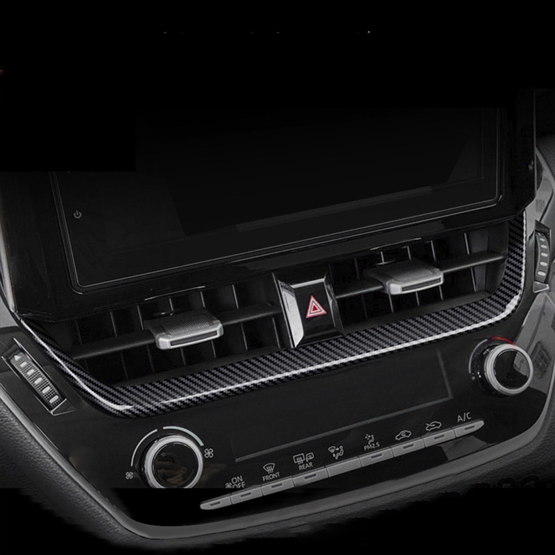 Khung Viền Máy Điều Hòa Bằng abs Sợi carbon Cho toyota corolla cross 2021 2022