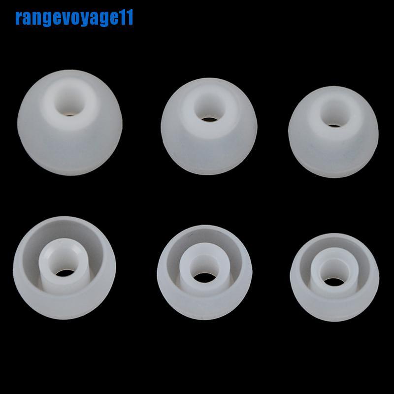 Vn (Hàng Mới Về) Set 6 Cặp Nút Tai Nghe Silicon Chất Lượng Cao (S + M +