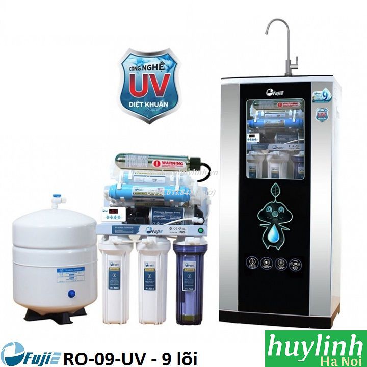 Máy lọc nước RO Fujie RO-09-UV - 9 cấp lọc + Có đèn UV diệt khuẩn