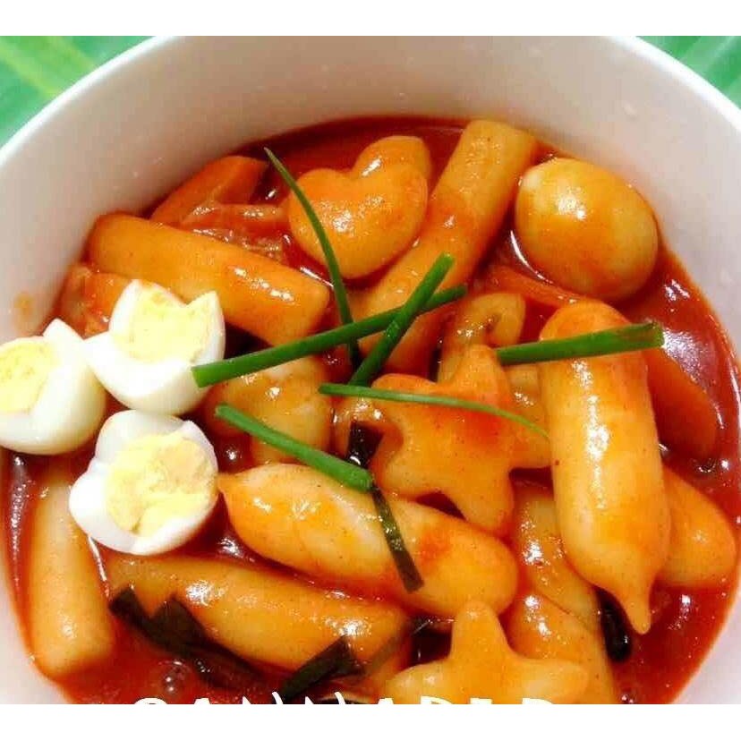 500gr Bánh gạo Tteokbokki Nhân Phô Mai Hàn Quốc kèm sốt