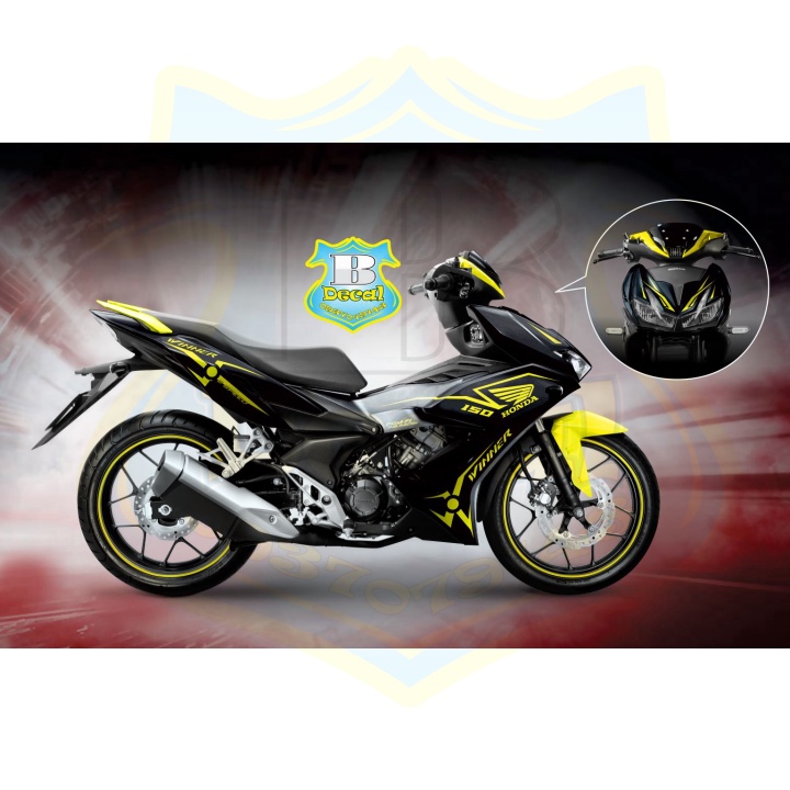 ( Quí khách vui lòng mang ra tiệm cho thợ dán ) Tem winner X 3013 đen