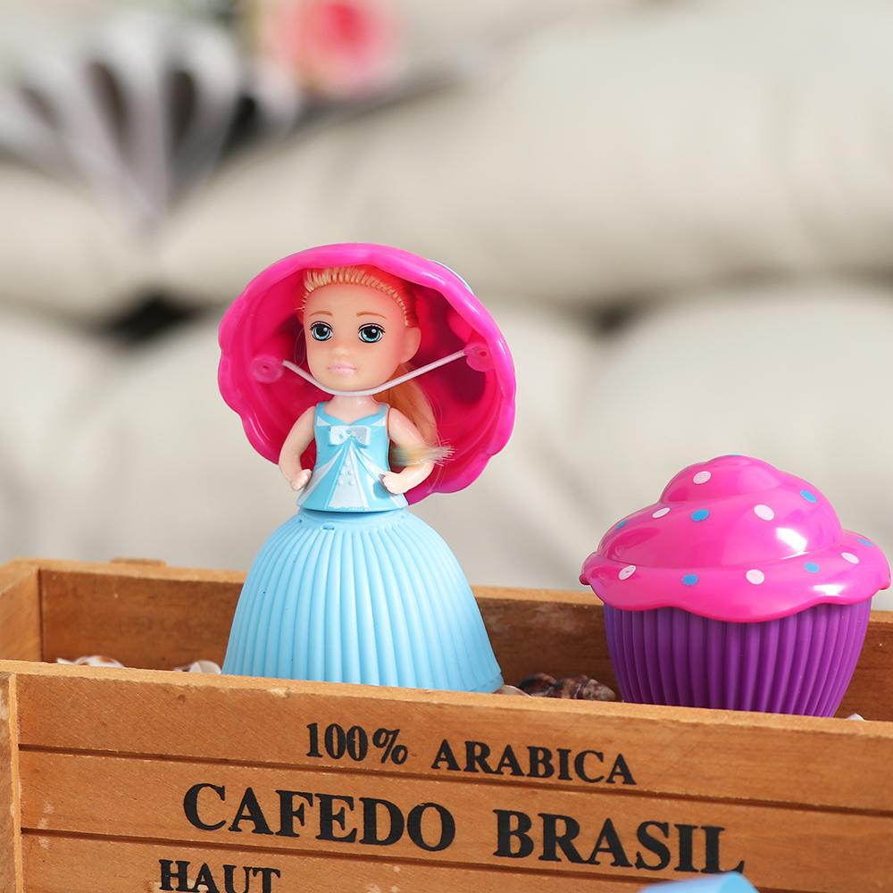 Bánh Cupcake Đồ Chơi Mini Họa Tiết Hoạt Hình Dễ Thương Có Mùi Thơm