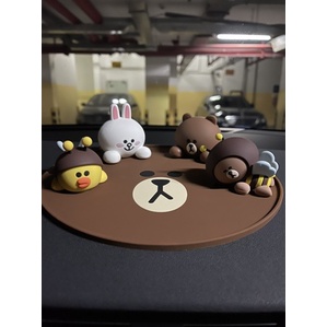 LINE FRIENDS đồ trang trí ô tô dễ thương sáng tạo phụ kiện nội thất ô tô