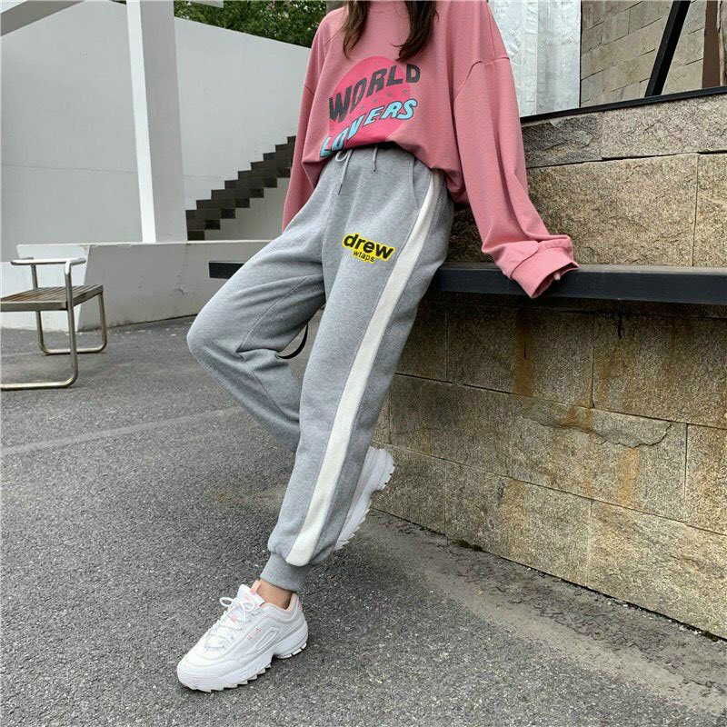 &lt;FREE SHIP&gt; QUẦN JOGGER THUN NỈ NAM NỮ CHẤT ĐẸP DÀY DẶN FORM ĐẸP (1sdrew)