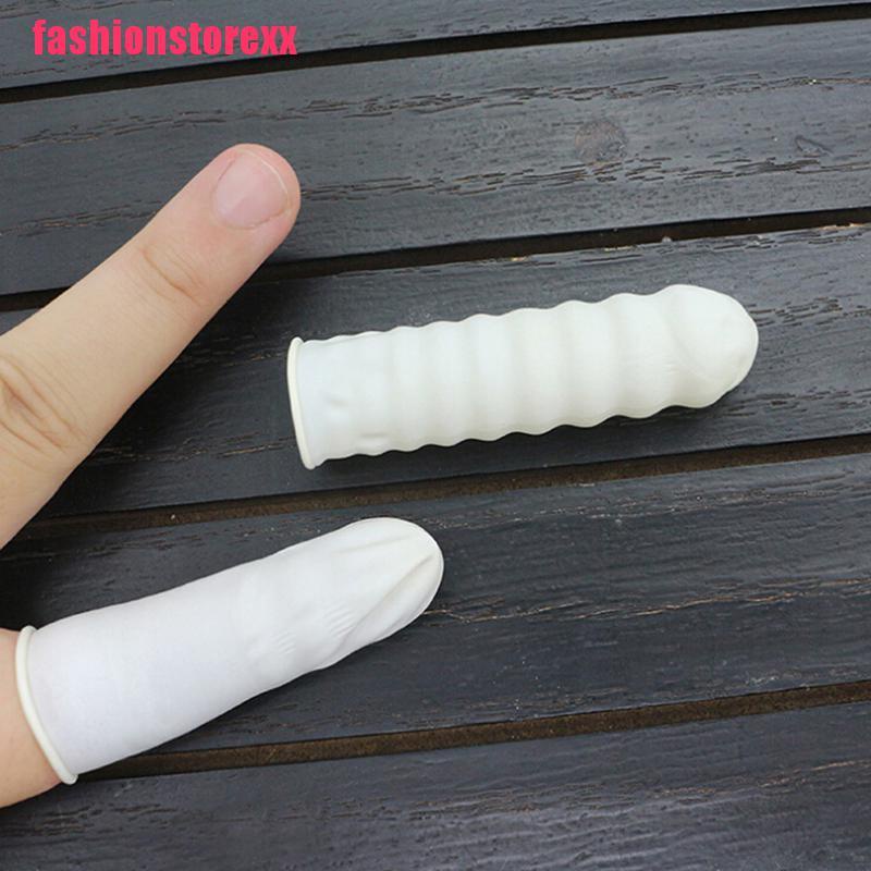 Set 20 / 100 Miếng Bọc Ngón Tay Bằng latex latex Dùng Một Lần
