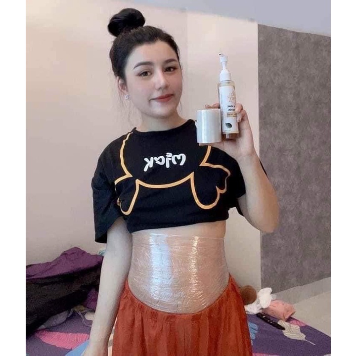 🌟 cao lá nóng tan mỡ dùng chung đai nịt bụng