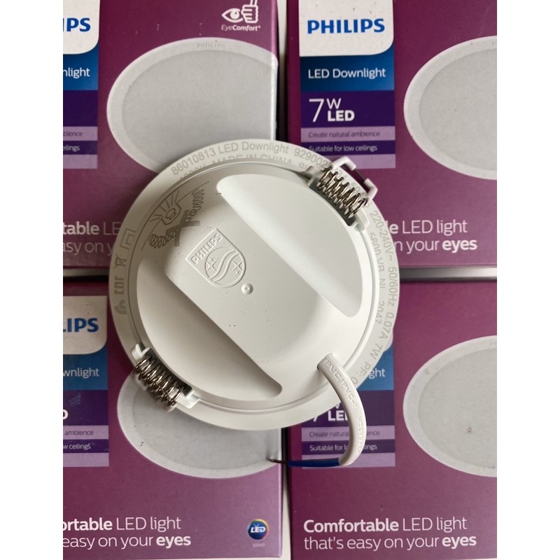 Đèn led âm trần philips .Hàng chính hãng -bảo hành 24 tháng. Meson : 6w-7w-9w-13w....