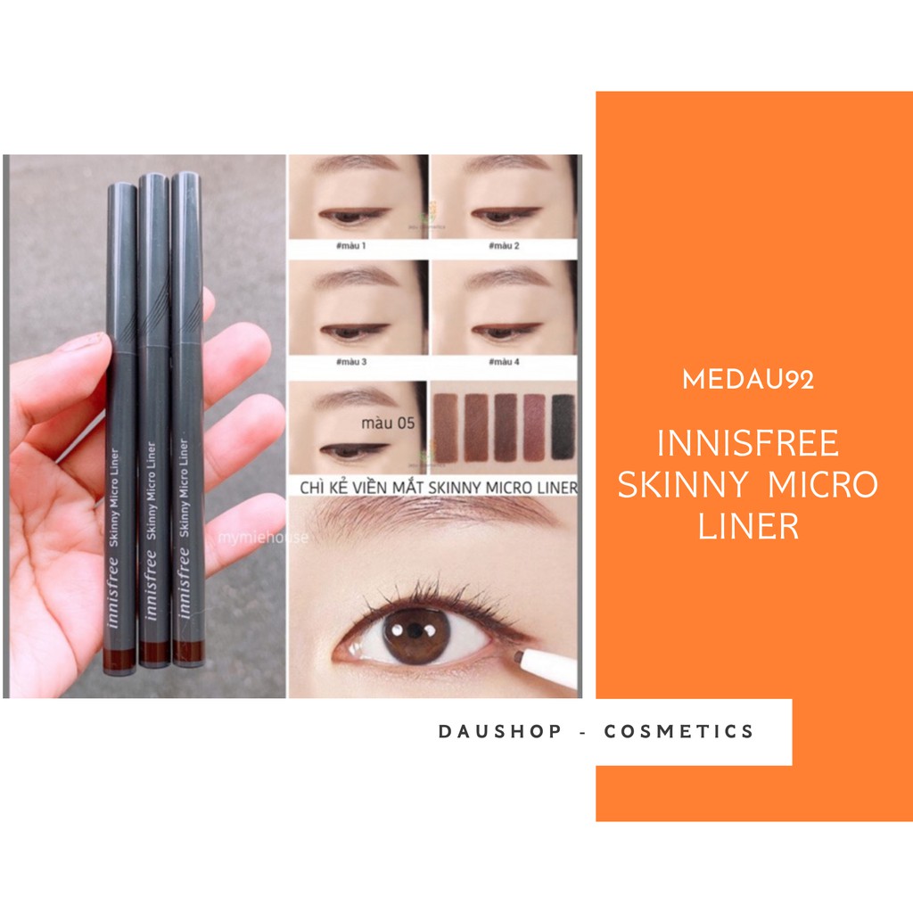 INNISFREE SKINNY MICRO LINER - Chì kẻ mắt siêu mảnh