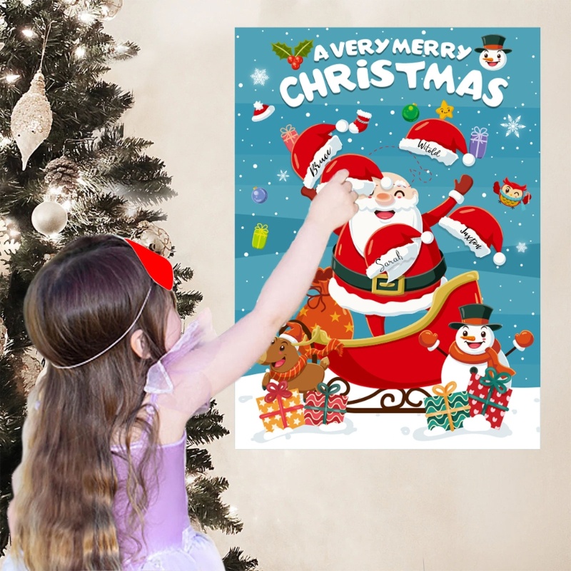 Cc Ghim Mũ Ông Già Noel Chơi Trò Chơi Hoạt Động Trong Nhà Ngoài Trời Cho Bé Chủ Đề Tiệc Tùng