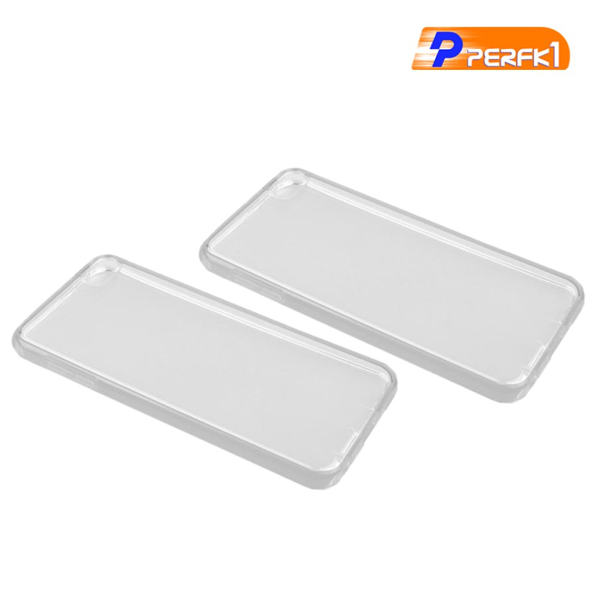 Set 2 Ốp Lưng Cao Su Trong Suốt Cho Ipod Touch 5th / 6th Gen 5g 5