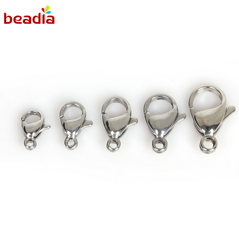 Móc Khóa Tôm Hùm Beadia Bằng Thép Không Gỉ Làm Vòng Tay/Vòng cổ DIY
