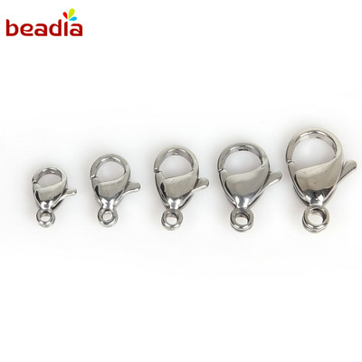 Móc Khóa Tôm Hùm Beadia Bằng Thép Không Gỉ Làm Vòng Tay/Vòng cổ DIY