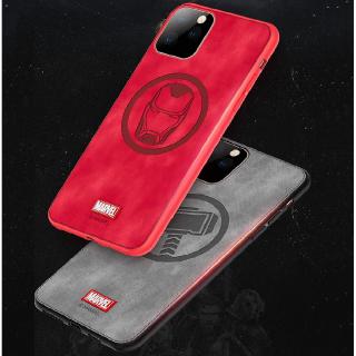 Ốp lưng in hình siêu anh hùng Marvel dành cho điện thoại iphone 11 Pro Max iPhone X XS MAX XR