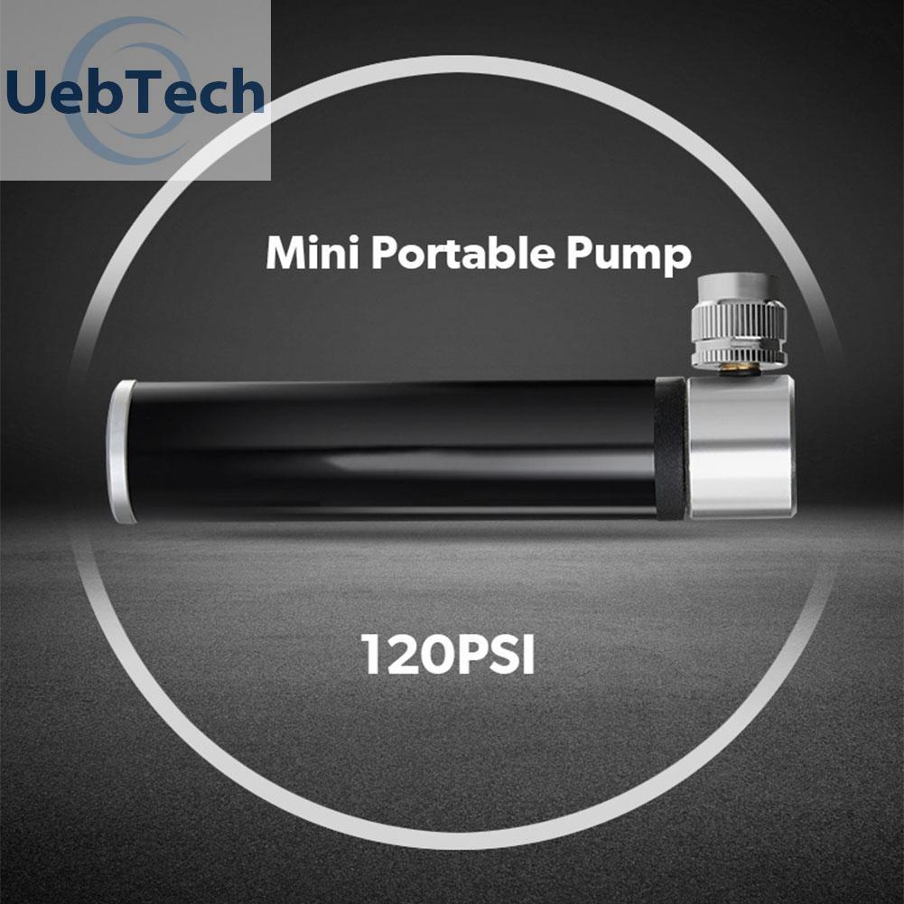 Bơm Xe Đạp Mini Cầm Tay Bằng Hợp Kim Nhôm Uebtech