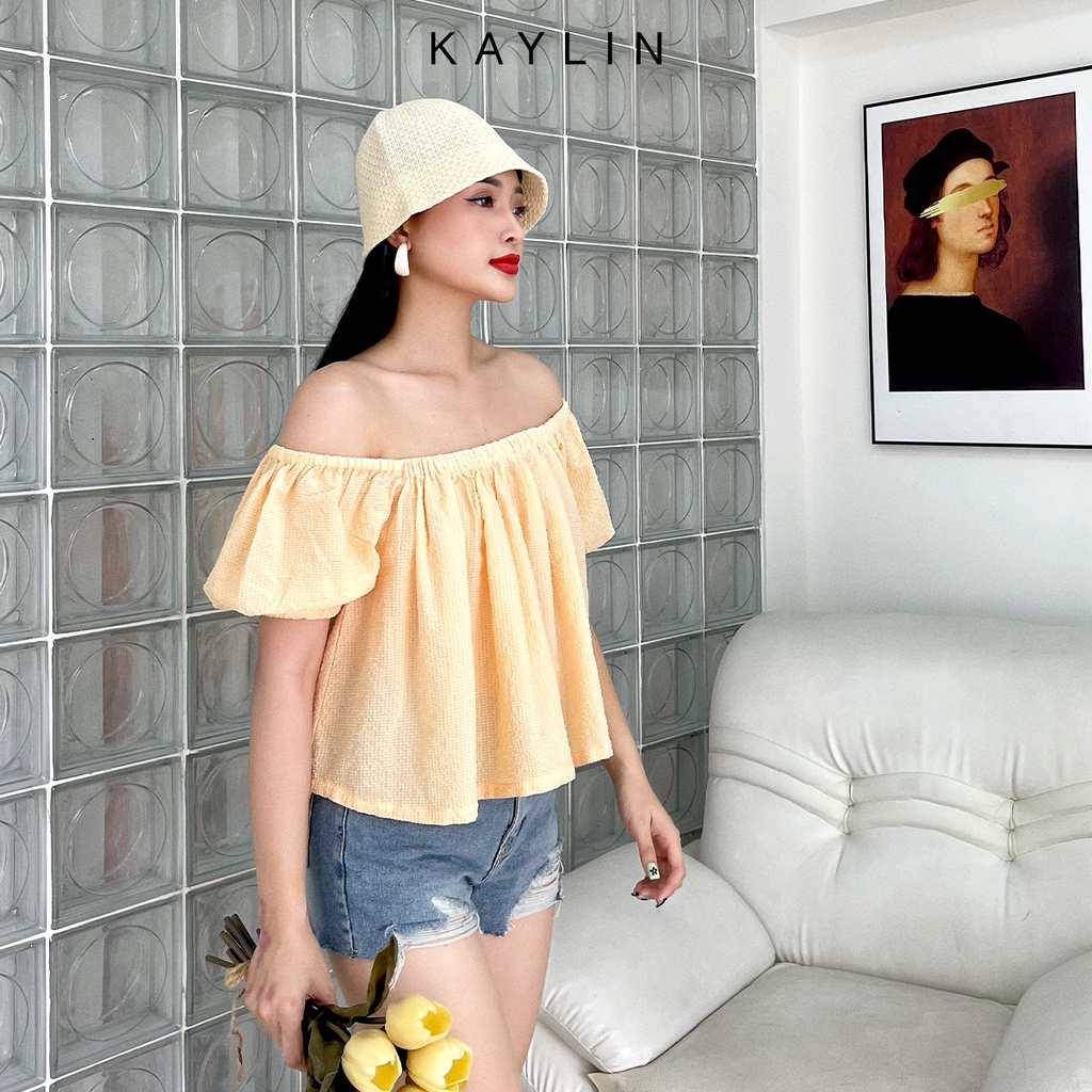 Áo trễ vai tay bồng N1718 - KAYLIN