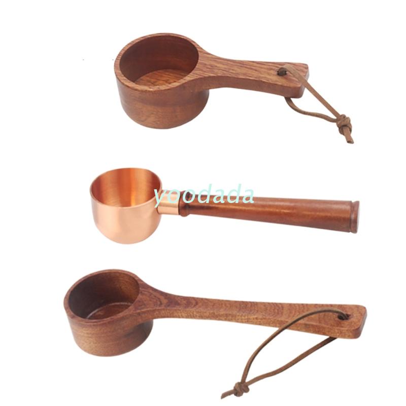 Muỗng đong cà phê bằng gỗ tiện dụng