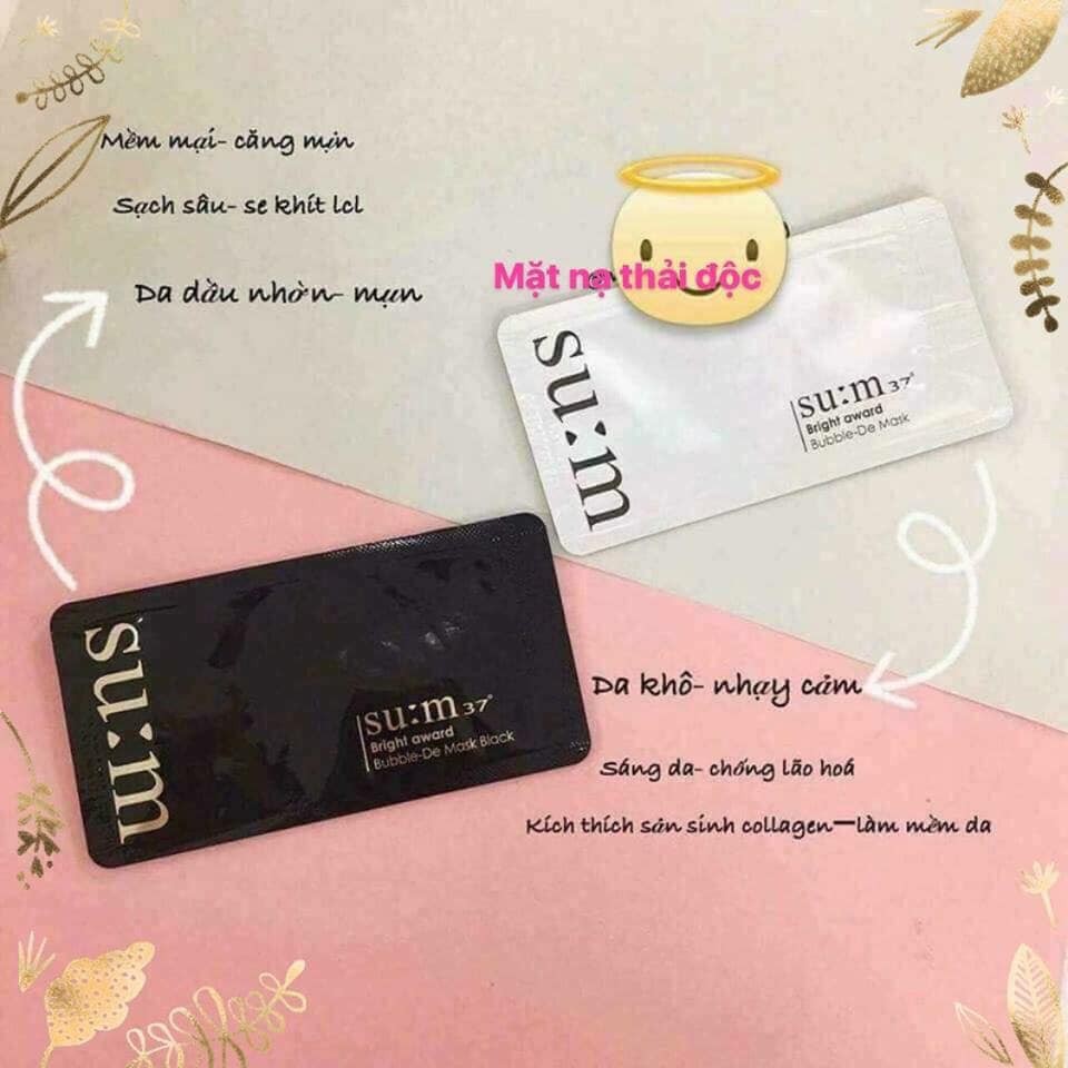 [ Chuẩn auth + date mới] Mặt nạ Su:m sủi bọt thải độc da