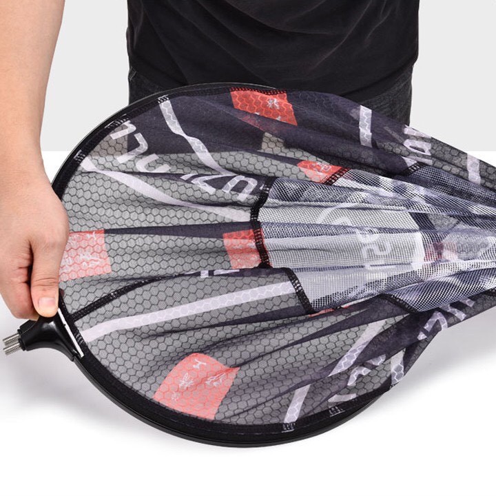 Mặt Vợt Cá Carbon Vành Tròn