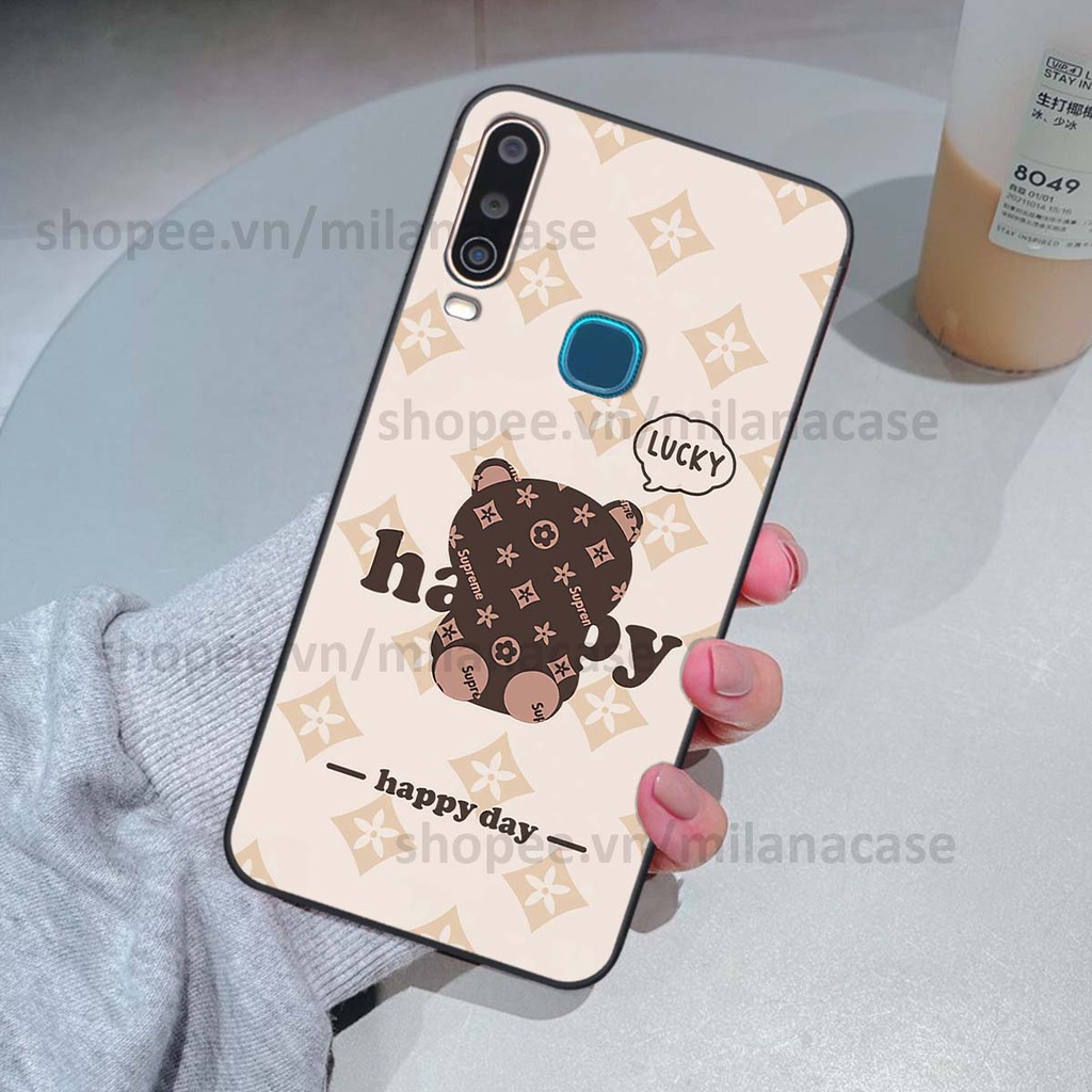 Ốp Vivo U10 / Y12 / Y15 / Y17 gấu be@rBrick gấu Teddy Kaws siêu đẹp, phong cách, cá tính