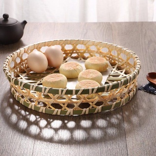 Tre tự nhiên- Khay tre rổ tre hộp tre mã a0015 -Mây tre đan việt