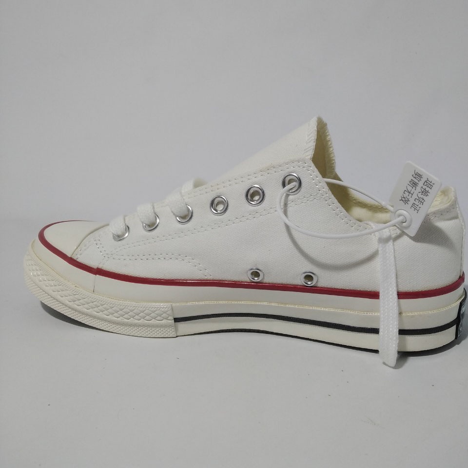 Giày Thể Thao Nam Nữ 𝗖𝗼𝗻𝘃𝗲𝗿𝘀𝗲 𝗔𝗹𝗹 𝗦𝘁𝗮𝗿 𝟭𝟵𝟳𝟬𝘀 - Giày CV 1970s Trắng Thấp Siêu Cấp