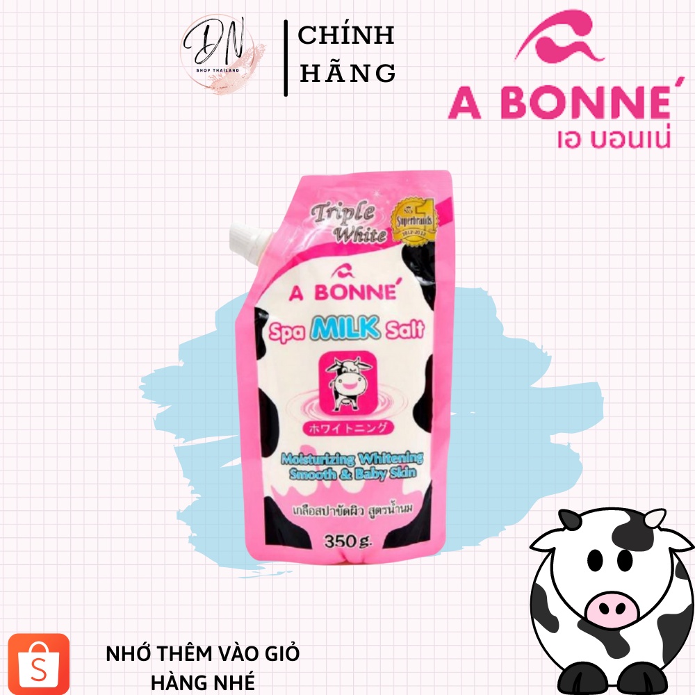 Muối Tắm Sữa Bò Spa Milk Salt Nhập Khẩu Từ Thái Lan