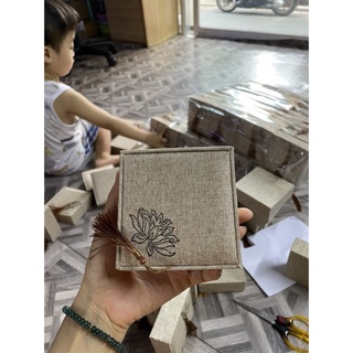 Hộp gấm  cao cấp đựng vòng