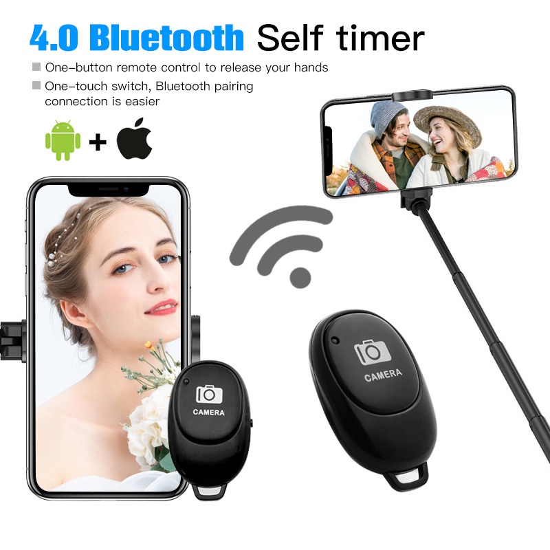 Nút chụp ảnh không dây ANKNDO P1 Bluetooth 4.0 điều khiển từ xa cho điện thoại di động Android