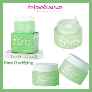 [Chính hãng] SÁP TẨY TRANG CLEAN IT ZERO CLEANSING BALM PORE CLARIFYING BANILA CO Tri-Peel Acid