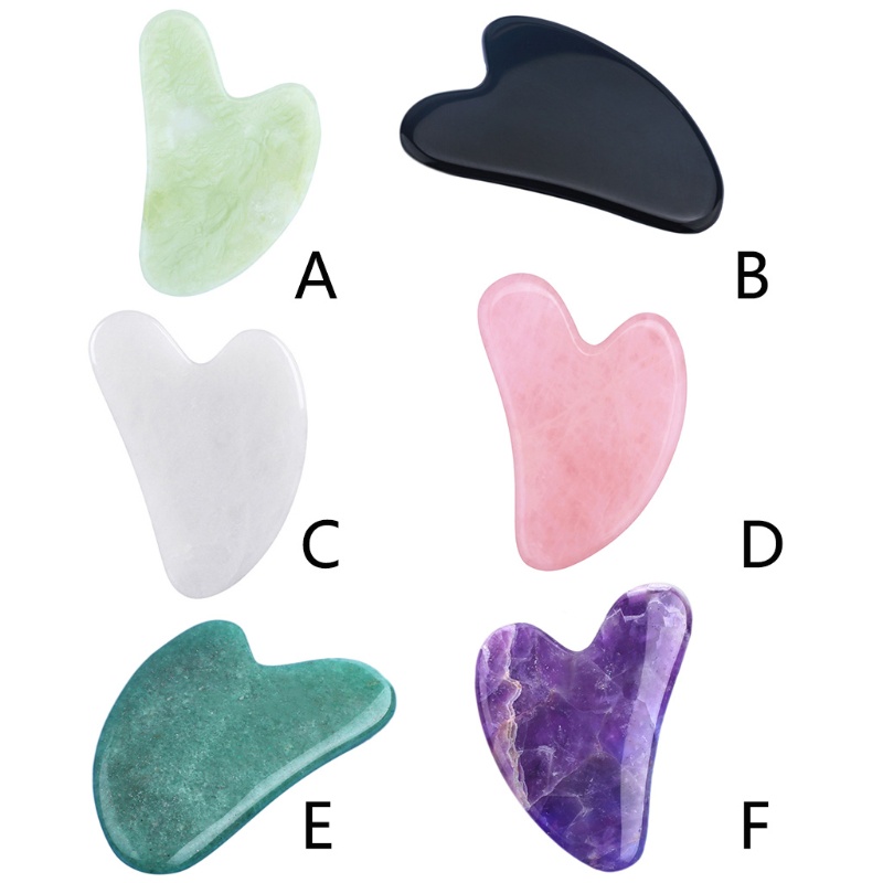 [Hàng mới về] Tấm cạo massage guasha cho cơ thể làm từ ngọc bích