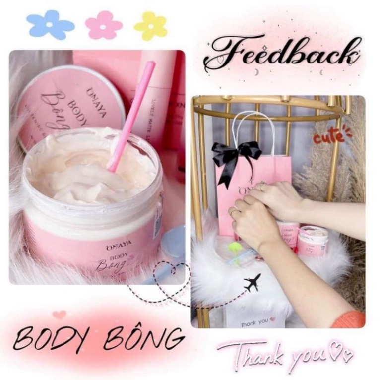 Kem body ❤️𝑭𝒓𝒆𝒆𝒔𝒉𝒊𝒑❤️ Kem Dưỡng Trắng Da Body Bông Chính Hãng 250g