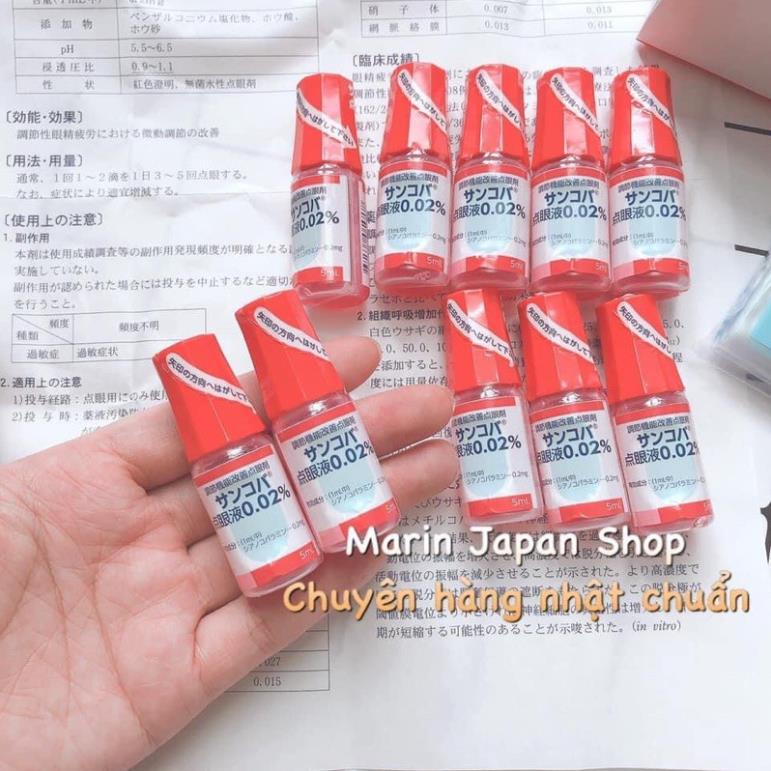 (Sale) Dung Dịch nhỏ mắt chống khô cấp ẩm Sancoba Nhật Bản 5ml