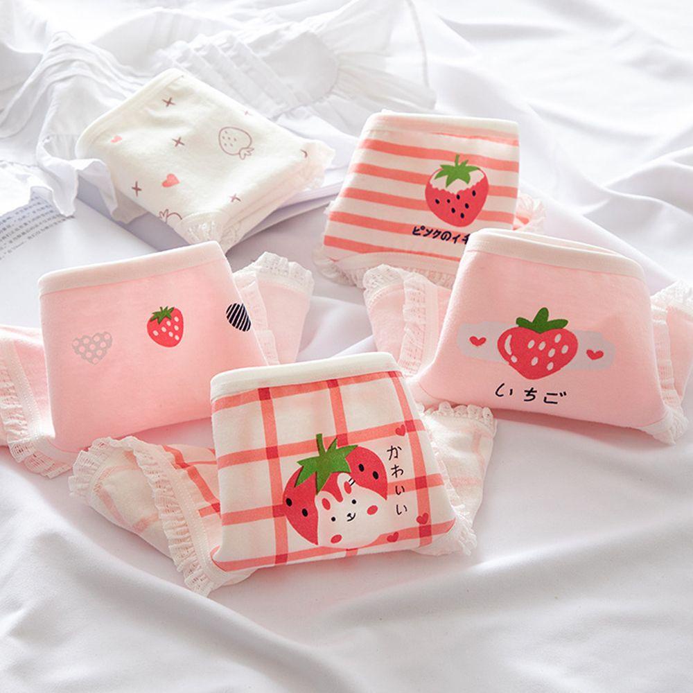 Quần Lót Cotton Kẻ Sọc Lưng Vừa Thoải Mái Thời Trang Cho Nữ