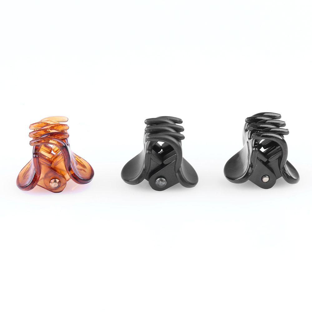 FAY Set 12 Kẹp Tóc Nhựa Màu Đen Thời Trang Cho Bé Gái