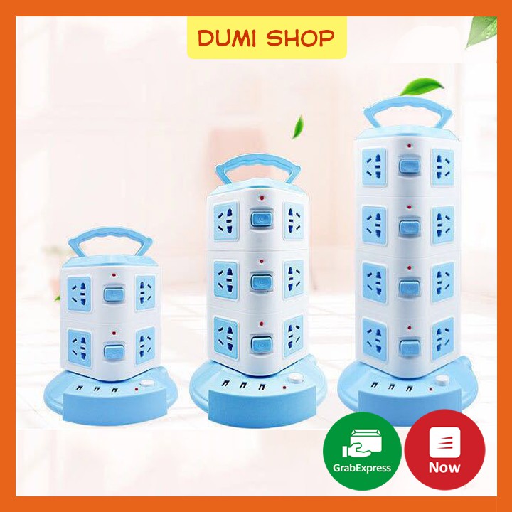 Ổ Điện 2 - 3 - 4 - 5 Tầng Xoay Đa Năng Có 3 Cổng USB Tiện Lợi - Dumi Shop