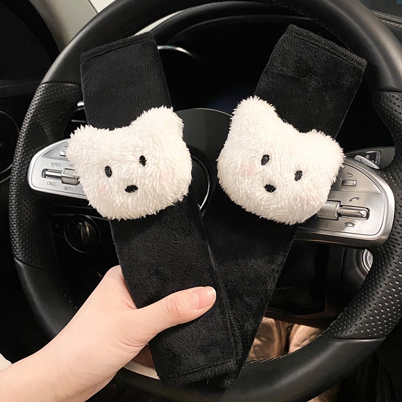 1 Đệm Bọc Dây Đai An Toàn Xe Hơi Hình Đám Mây Hoạt Hình Siêu Dễ Thương