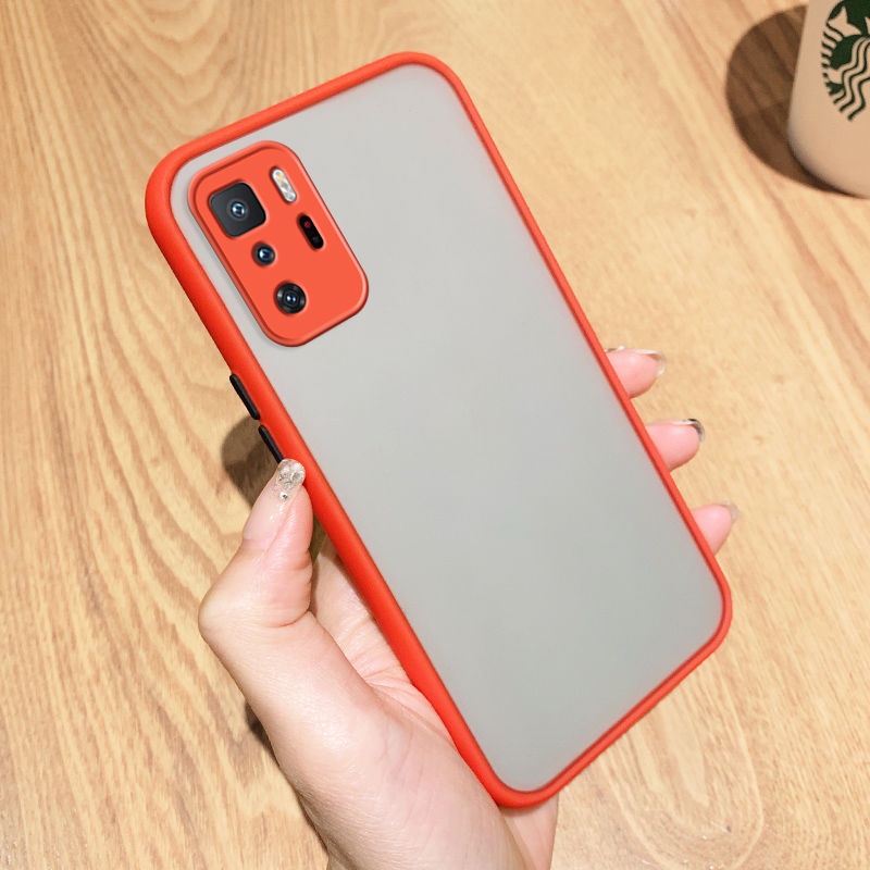 Ốp điện thoại cứng mặt nhám trong suốt chống sốc cho Xiaomi Mi 13 12 12T Lite Pro Poco M5 M5s 5G 4G 2023