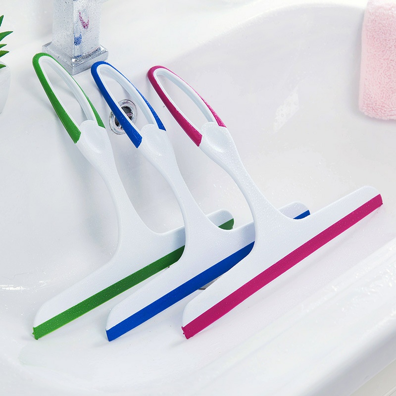 Gạt Kính Cầm Tay Tiện Lợi, Cây Lau Kính Có Đầu Silicon Chống Xước Kính - Min House